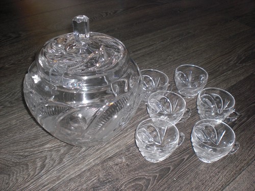Bleikristall bowle set - bleikristall, 7