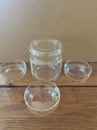 Ddr jenaer glas schalen - glas,