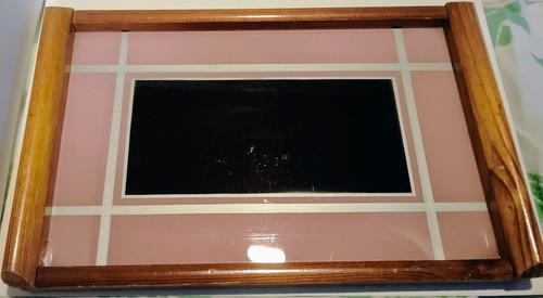 Ddr rufra serviertablett - serviertablett, holz