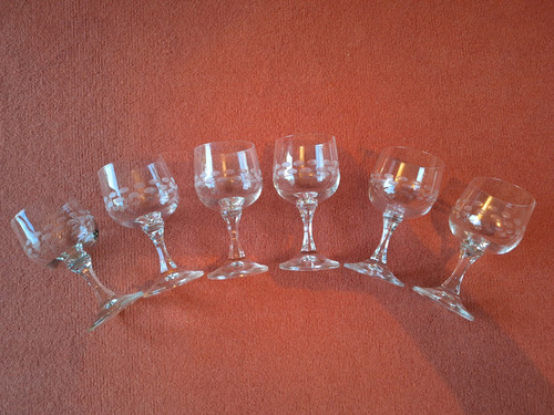 Stück glas gläser - 6, /