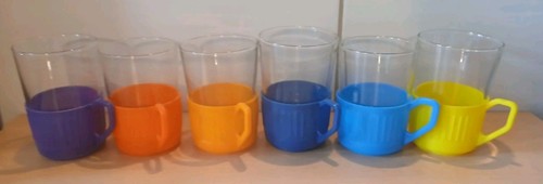 Ddr teegläser mit - ddr, bunten