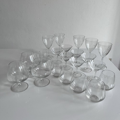 24x ddr gläser - ddr, cognac