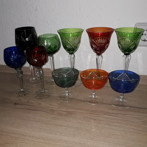 Bunte kristall gläser - kristall,