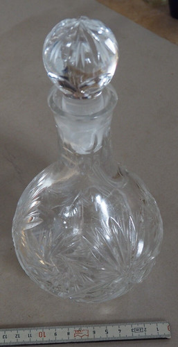 Ddr runde kristall glas - ddr,