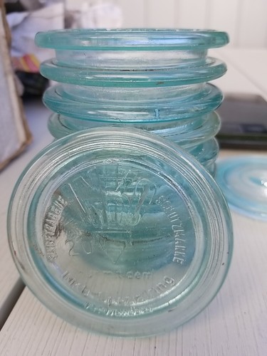 10x ddr inko glas deckel - ddr,