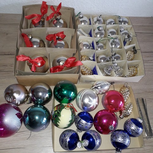 Alte ddr weihnachtskugeln - alte,