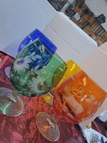Ddr römerglas glas - 4x,