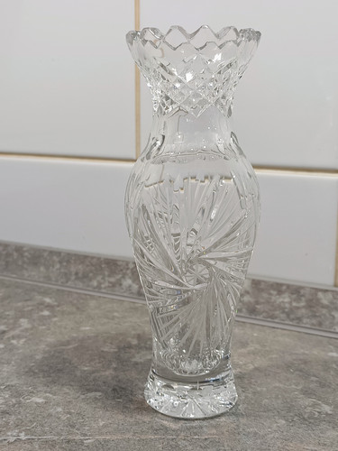 Vase glas vintage ddr - glas, vintage,